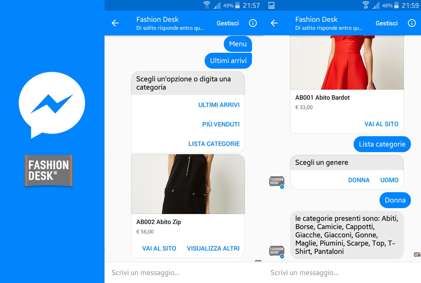 Fashion Desk CHATBOT